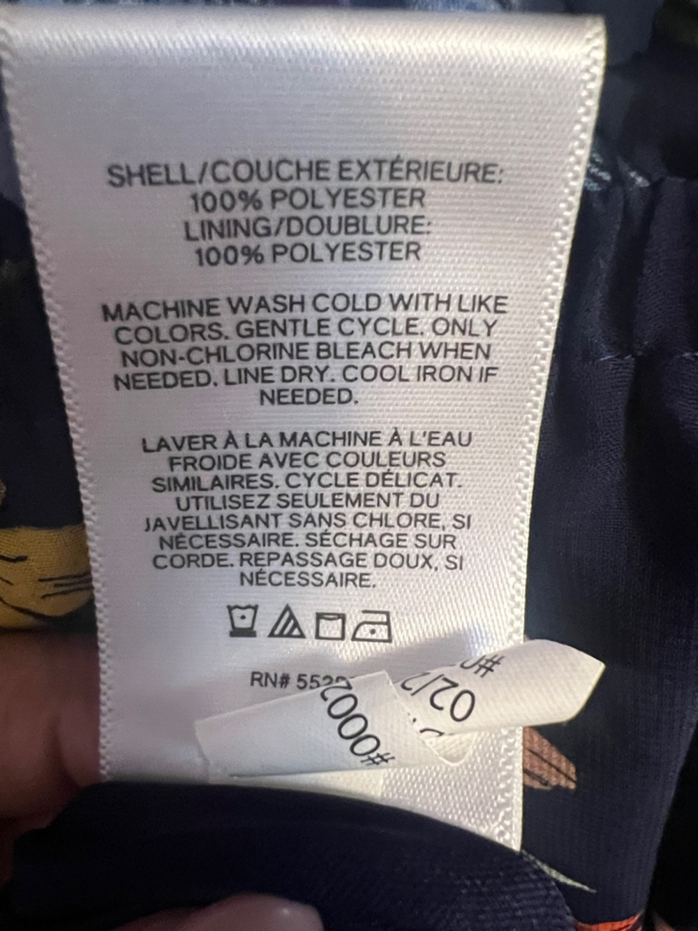 EXPRESS Navy Floral Mini Dress with Multicolor Blooms - Picture 4 of 4